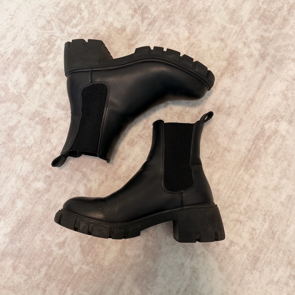 Steve Madden Black Ankle Booties